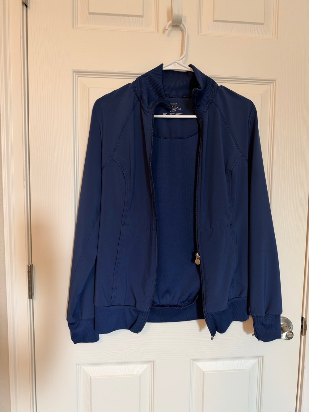 Cherokee Navy Zip-Up Bomber Jacket